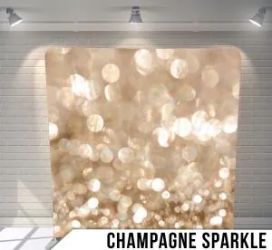 Champagne Sparkle photo booth backdrop